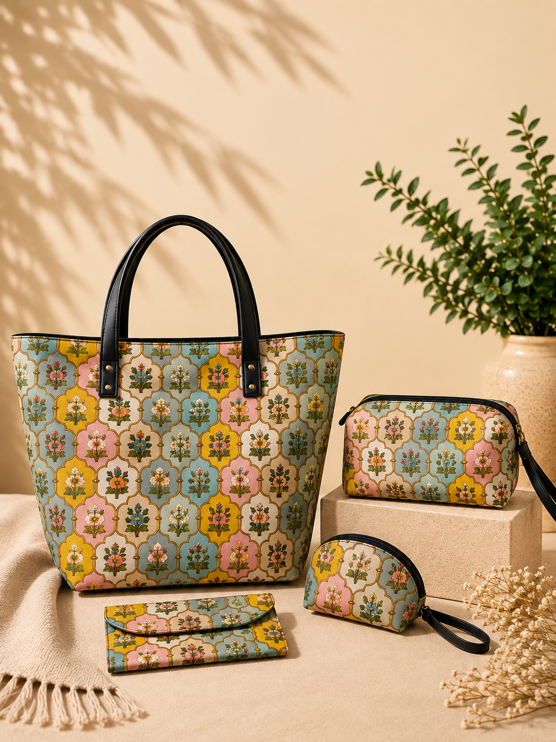 Mughal Bloom Green Floral