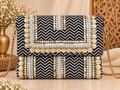 Black & Gold Chevron