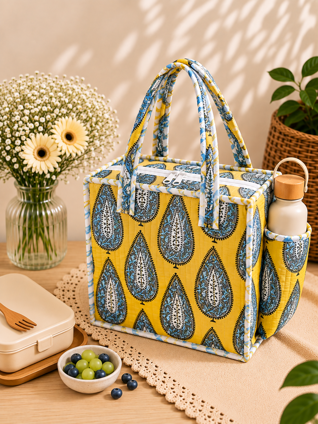 Mustard Paisley