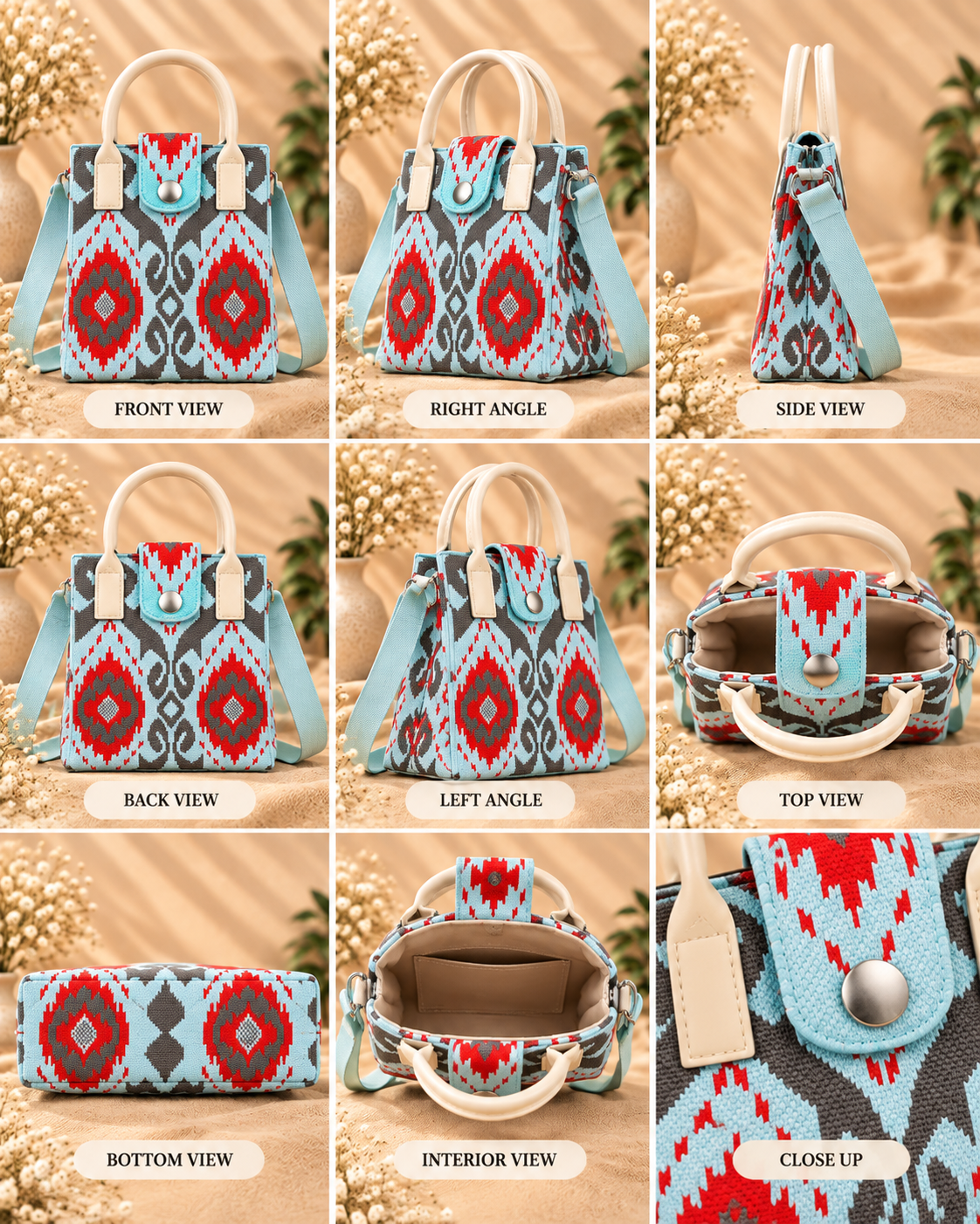 Aqua Ikat