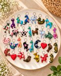 Assorted Handmade Keychains | Fabric & Artisanal Designs